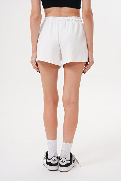 GENIUS STORE Kadın Modal Şort Beli Lastikli Cepli Şort MODAL-ŞORT