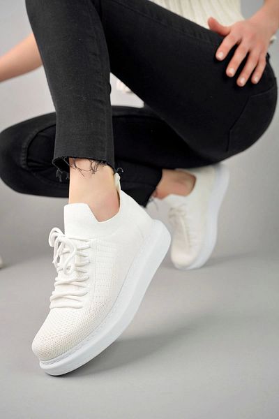 Chekich Γυναικεία παπούτσια WHITE CH307 RT Tricot