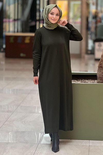 Nuss Mercerized Dress with Pendant Pattern