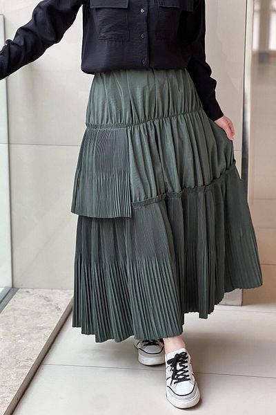 Ghisa Ceremony Dubai Pleated Gypsy Skirt