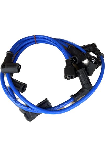 TEKNOPARTS Tempra Tipo 1.4 1.6 ie Buji Bobin Kablosu Performans Mavi 7 mm 771...