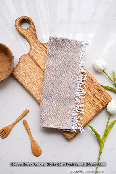 Durul 3 штуки - 30x50 см Декоративні кухонні серветки з ромбовим візерунком, кухонні рушники для витирання посуду