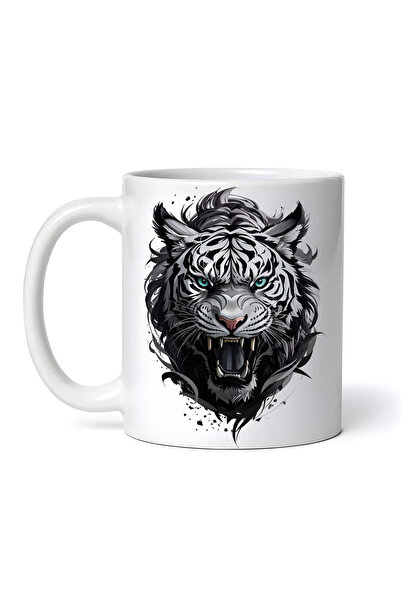 INOVATIX Personalized white mug, Bengal Tiger, INOVATIX®. 330ml
