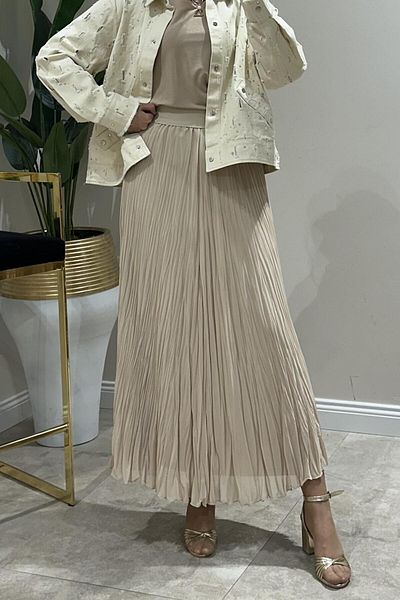 sentez giyim Synthesis Satin Cropping Skirt