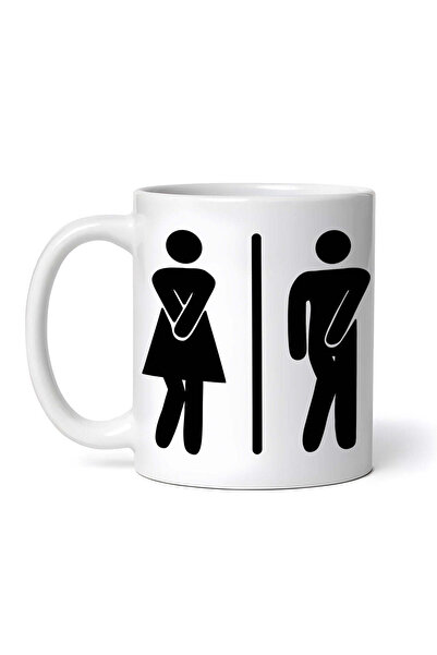 OEM Cană albă personalizată, Toaletă, INOVATIX®. 330ml