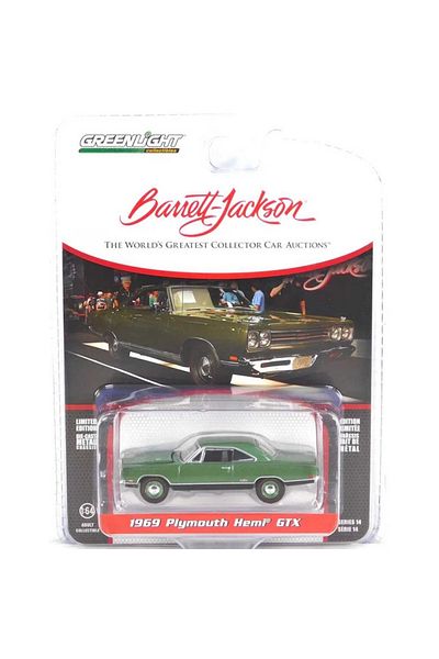 TOYFEST Greenlight 1/64 Barrett-Jackson Series 14- 1969 Plymouth Hemi Gtx