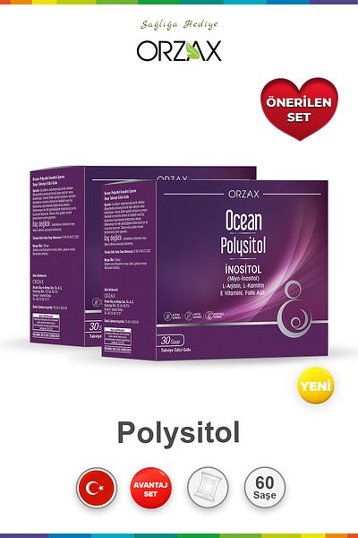 Ocean Polysitol 30 Sachets - Folic Acid 400 Μg (2 Pcs)
