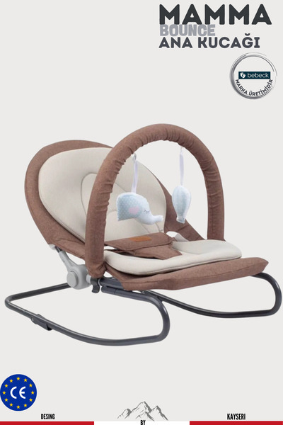 Bebeck Mamma Bounce Lux Anadizi, Ev Tipi Anakucağı Kahverengi