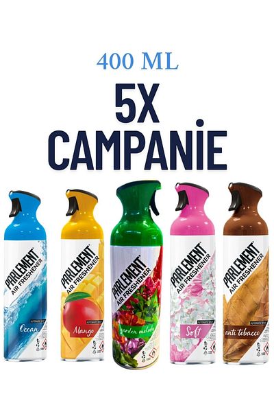 Parlement Kozmetik Room Odor And Deodorizer 5 X 400 ml Spray