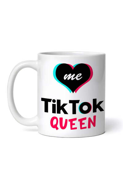 OEM Εξατομικευμένη Λευκή Κούπα, Tik Tok Me Queen, Inovatix®. 330 ml
