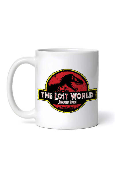 OEM Cană albă personalizată, Lumea pierdută Jurassic Park, INOVATIX®. 330 ml