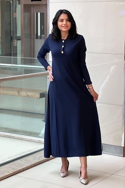 Nuss Mercerized Bell Dress