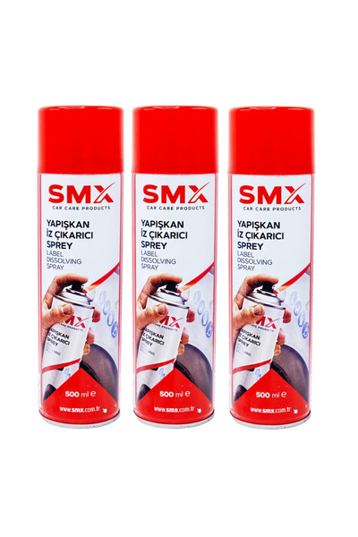 SMX Yapışkan Iz Çıkarıcı Sprey 500 ml 3 Adet