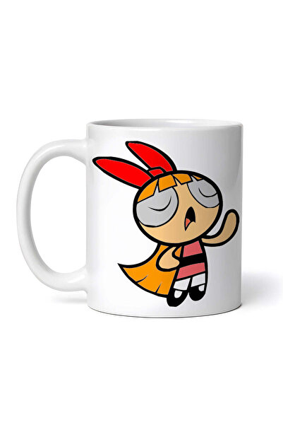 OEM Cană albă personalizată, Fetițele Powerpuff Blossom, epuizată, INOVATIX®....