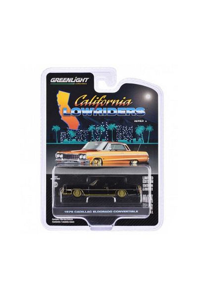 TOYFEST Greenlight 1/64 California Lowriders Series 6- 1976 Cadillac Eldorado Convertible