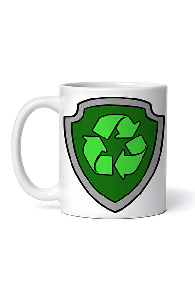 OEM Cană albă personalizată, insigna Rocky a Patrulei Cățelușilor, Inovatix®....