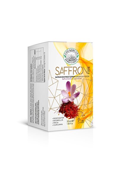 Emr Kervan Herbs Garden Saffron Time Safran Ekstresi İçeren Sıvı 50ml - Safran Ekstraktı