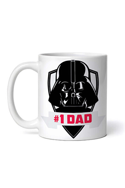 OEM Cană albă personalizată, Premiul Star Wars pentru Cel Mai Bun Părinte, IN...