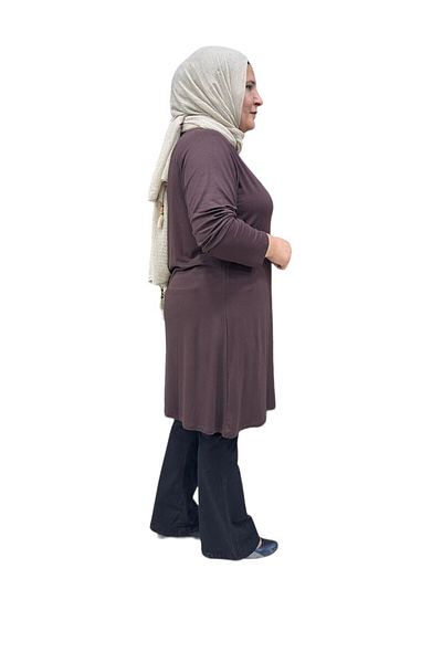 Sevda Kılınç Large Size Long Sleeve Combed Cotton