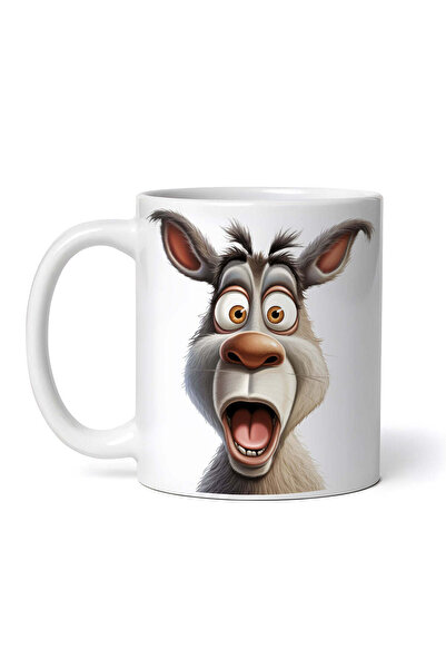 OEM Εξατομικευμένη Λευκή Κούπα, The Wonder Donkey, Inovatix®. 330ml