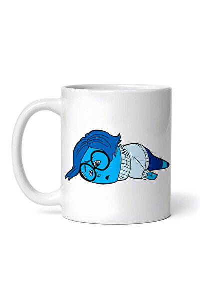 OEM Cană albă personalizată, Tristețe Disney Inside Out, epuizată, INOVATIX®....