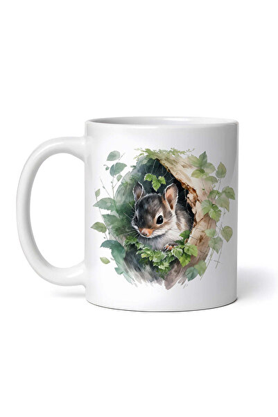 OEM Cană albă personalizată, Șoricel, INOVATIX®. 330ml