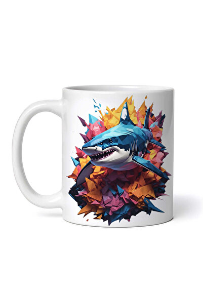 OEM Cană albă personalizată, Shark, INOVATIX®. 330ml