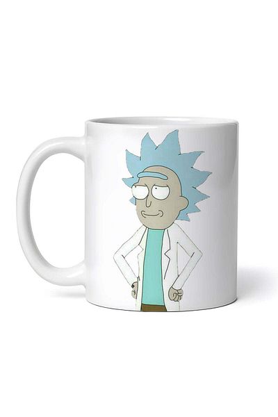 OEM Personalized white mug, Rick and Morty Mirat, INOVATIX®. 330 ml