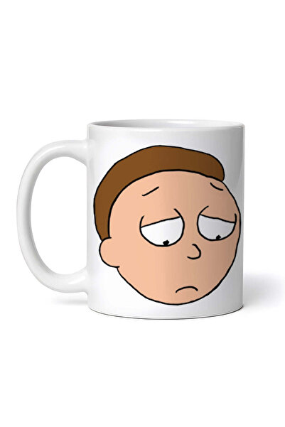 OEM Cană albă personalizată, Rick și Morty Morty trist, INOVATIX®. 330 ml