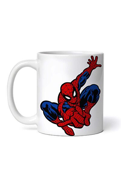 OEM Cană albă personalizată, tapet Spider Man, INOVATIX®. 330 ml