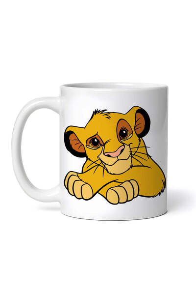 OEM Εξατομικευμένη Λευκή Κούπα, Ο Βασιλιάς των Λιονταριών Σίμπα Σκέφτεται, In...