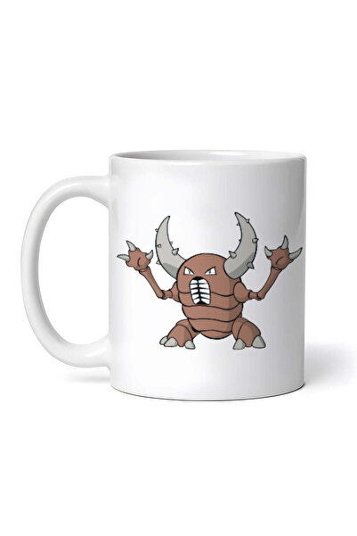 OEM Cană albă personalizată, Pokemon Pinsir, INOVATIX®. 330 ml