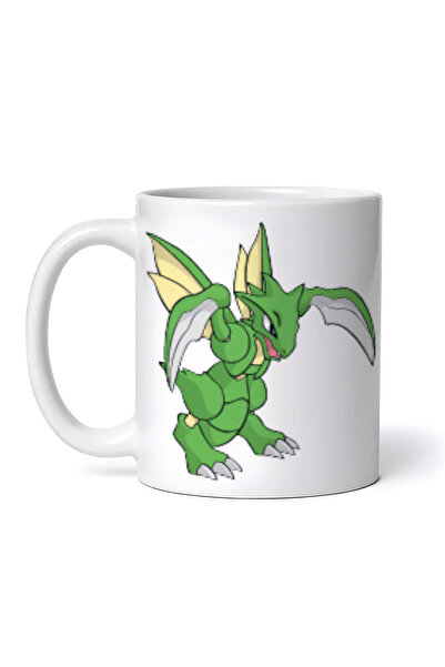 OEM Cană albă personalizată, Pokemon Scyther, INOVATIX®. 330 ml