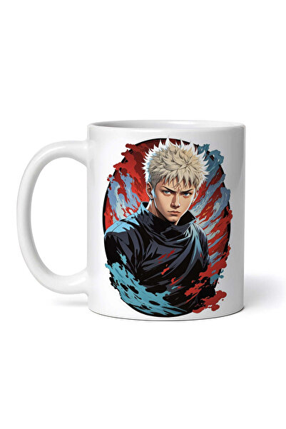 OEM Εξατομικευμένη λευκή κούπα, Πορτρέτο ενός νεαρού ξανθού άνδρα, INOVATIX®....