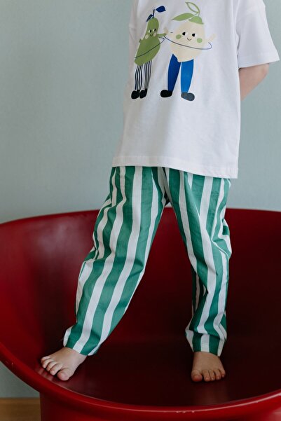 ilo and friends Barrel Stripes Pantolon