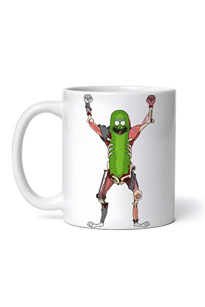 OEM Εξατομικευμένη λευκή κούπα, Rick and Morty Pickle Rick the Victorious, IN...
