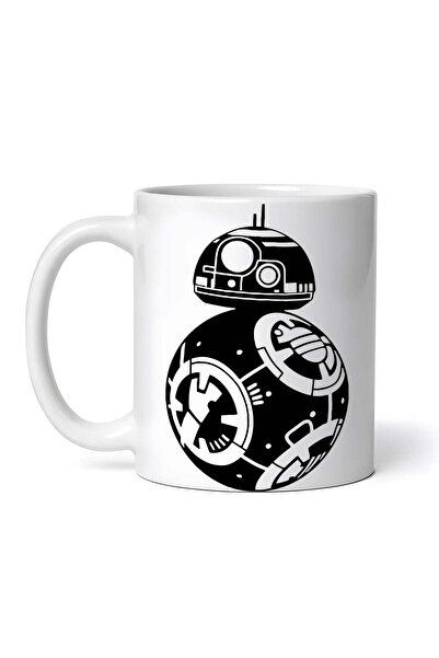 OEM Cană albă personalizată, Star Wars BB8, INOVATIX®. 330 ml