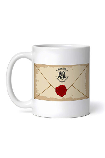 OEM Εξατομικευμένη Λευκή Κούπα, Γράμμα από το Χόγκουαρτς, Inovatix®. 330ml