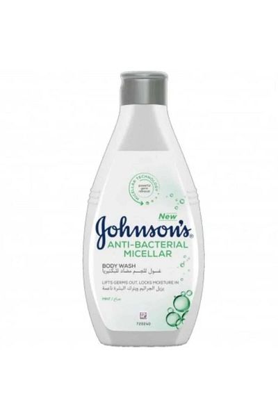 Johnson 's Anti-Bacterial Body Wash with Mint, 400 ml