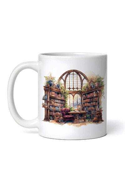 OEM Εξατομικευμένη Λευκή Κούπα, Ania Reading Space, Inovatix®. 330ml