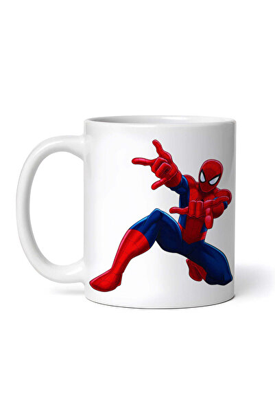 OEM Cană albă personalizată, Spider Man aruncă o plasă, Inovatix®. 330 ml