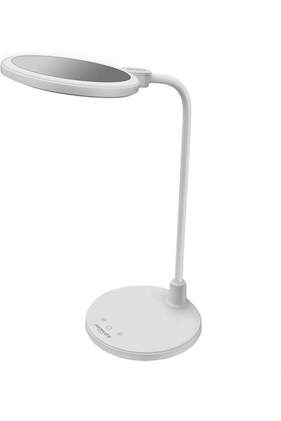 Promate 2-in-1 LED Desk Lamp and Makeup Vanity Mirror with Touch Controls