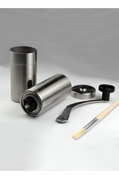 rexa Portable Manual Coffee Bean Hand Grinders Silver 1.8 X 7.5 X 1.8 Cmcentimeter