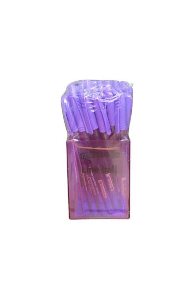 Mynote Line Ball 50 Pp Box Neon Purple