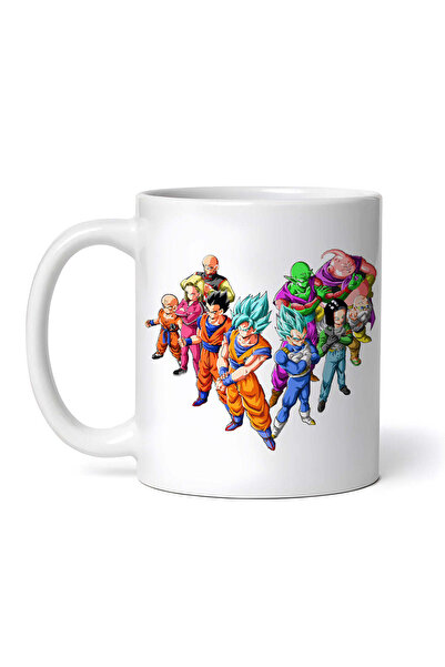 OEM Εξατομικευμένη λευκή κούπα, Dragon Ball Warriors, INOVATIX®. 330ml