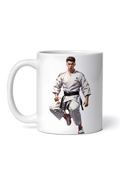 OEM Εξατομικευμένη Λευκή Κούπα, Karate Sport, Inovatix®. 330ml