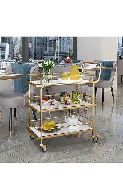 Generic Nesting Tables - Gold-colored