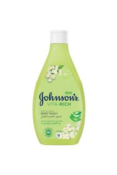 Johnson Refreshing Body Wash with Aloe Vera and Vitamin E by Johnson, 400ml