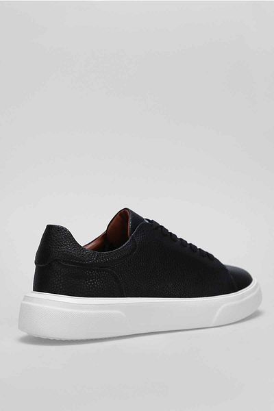 Lufian Men's Sneaker Shoes Black White Casual Tommy Gage