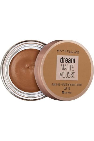 Maybelline New York Maybelline Dream Matte Mousse Lsf18 Foundation & Primer 048 Sun Beige,18ml